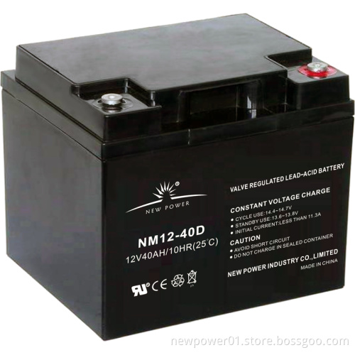 (10hr rate) Excellent Deep Cycle Lead Acid Battery (NM12-40D)